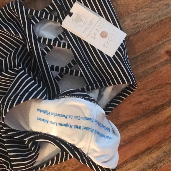 NWT Shade & shore caged high waisted bikini bottom - Picture 3 of 5